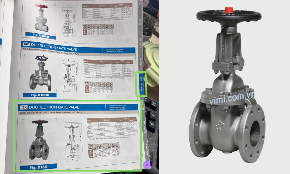yamato d16g trong catalogue tiếng anh