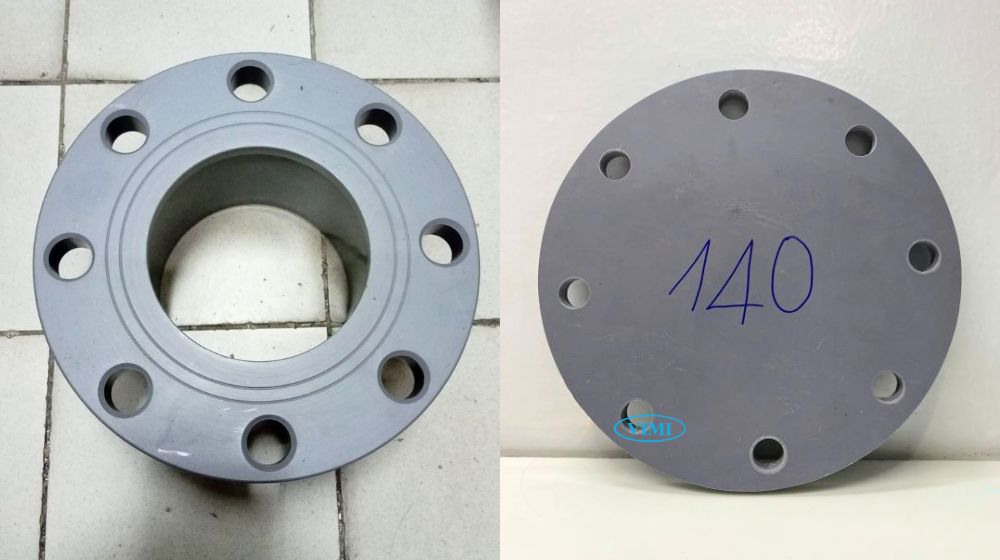 chủng loại mặt bích nhựa 140