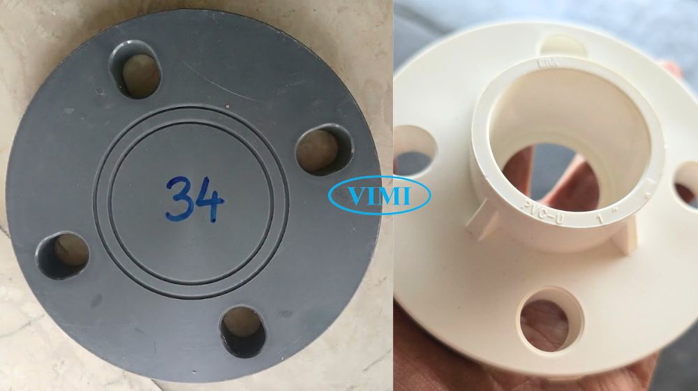 Mặt bích nhựa phi 34 chủng loại mặt bích nhựa phi 34