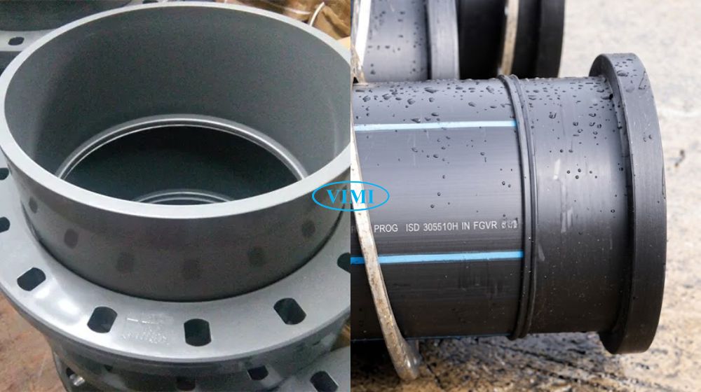 giá của mặt bích nhựa 355 và 315