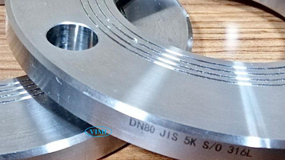 Bích rỗng inox JIS 5K ký hiệu bích rỗng inox jis 5k