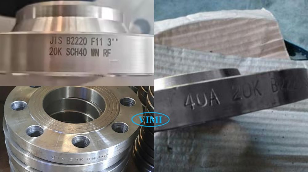 ký hiệu theo tiêu chuẩn mặt bích jis 20k