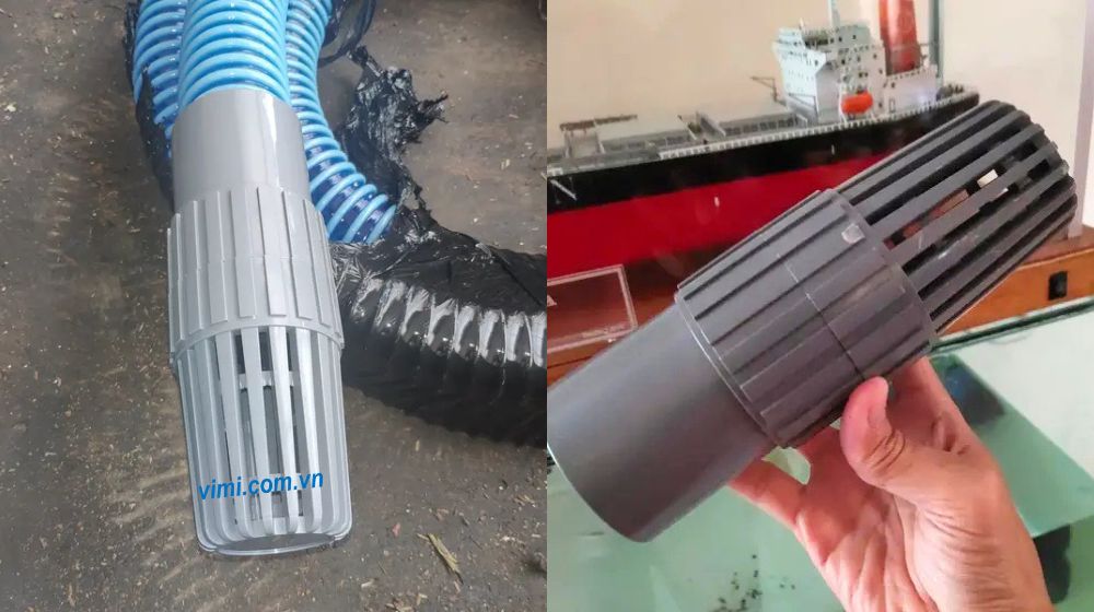 Rọ bơm PVC dán keo 76 lắp đặt rọ bơm pvc dán keo 76
