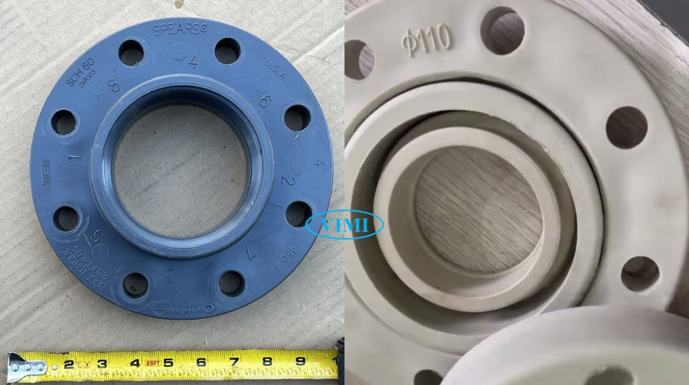 Mặt bích nhựa 114 mặt bích nhựa 114 và 110 khác gì