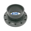 mặt bích nhựa 280