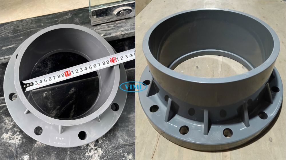 mặt bích nhựa phi 200 là gì