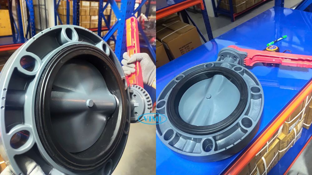 Van bướm nhựa PVC DN200 mua van bướm nhựa pvc dn200 ở đâu
