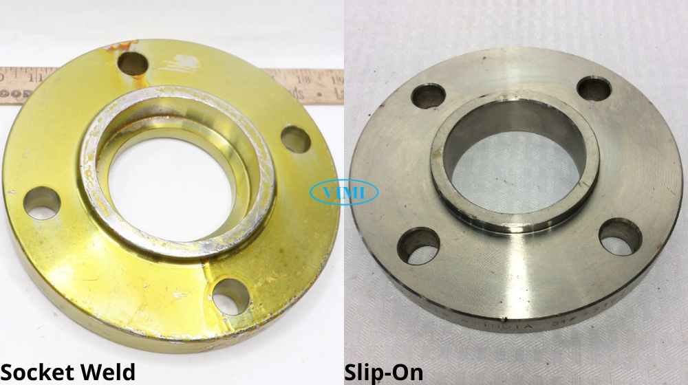 Socket weld flange là gì so sánh socket weld flange và slip on flange