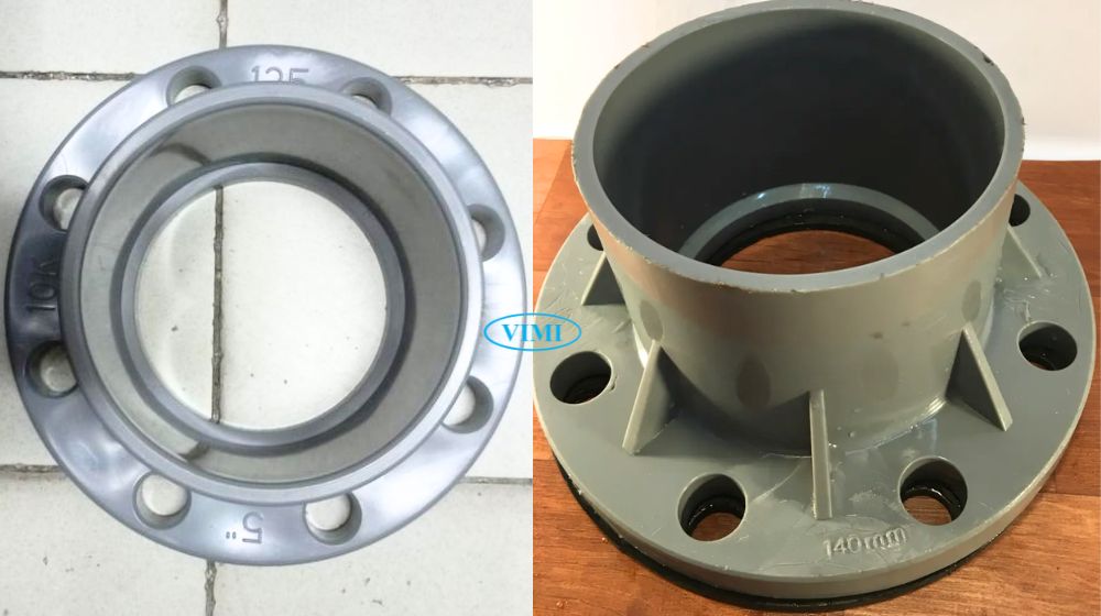 tại sao gọi mặt bích nhựa 140 là mặt bích nhựa dn125
