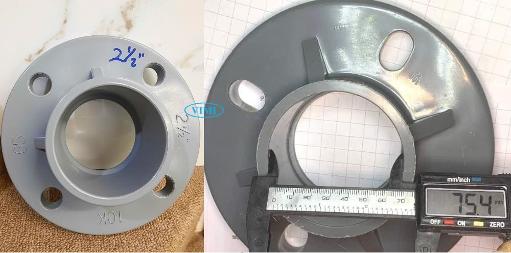 Mặt bích nhựa phi 76 tên gọi khác của mặt bích nhựa phi 76