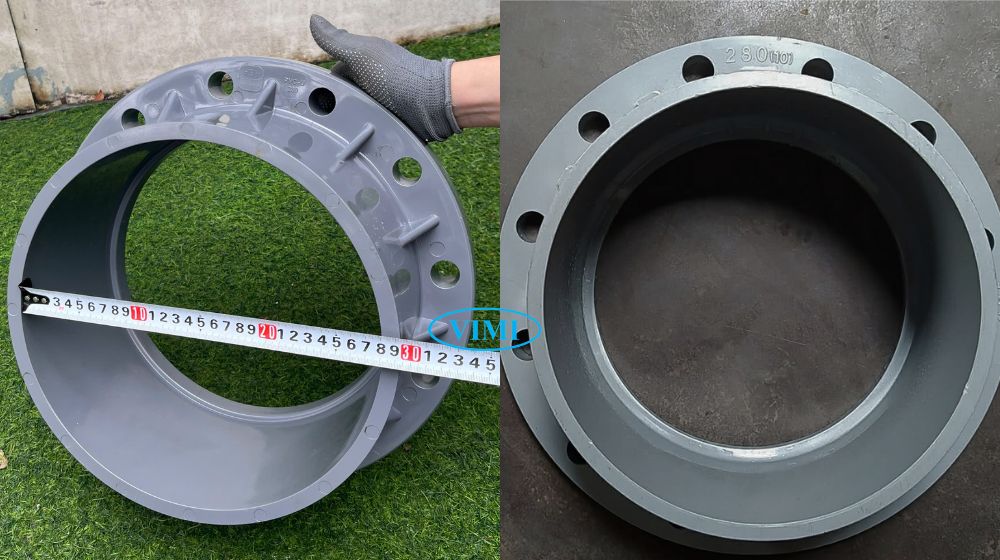 thế nào là mặt bích nhựa 280