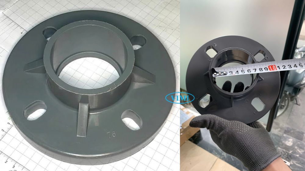 Mặt bích nhựa phi 76 thế nào là mặt bích nhựa phi 76