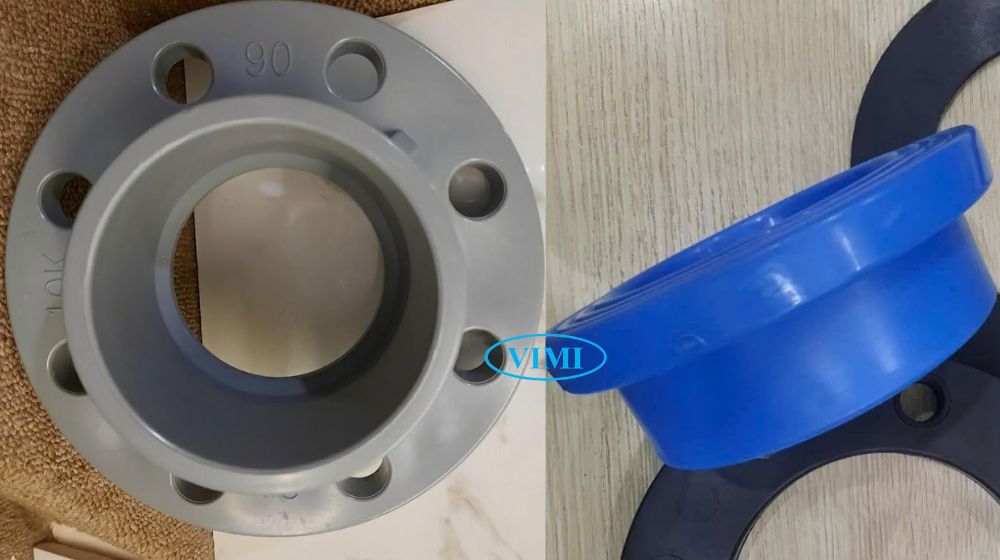 Mặt bích nhựa phi 90 tiêu chuẩn kết nối mặt bích nhựa phi 90
