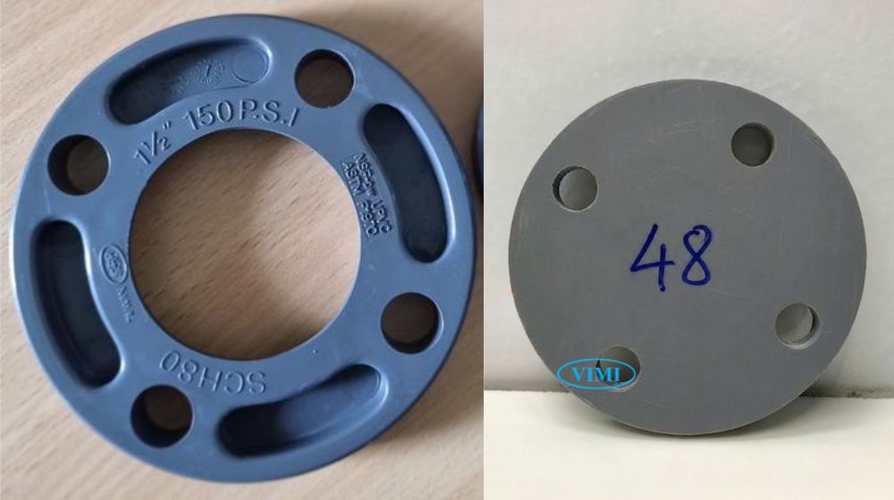 Mặt bích nhựa phi 48 tiêu chuẩn sản xuất mặt bích nhựa phi 48