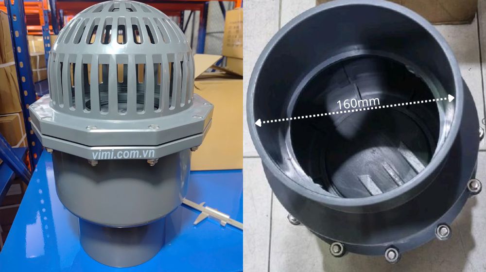 Rọ bơm PVC dán keo 160 tìm hiểu rọ bơm pvc dán keo 160