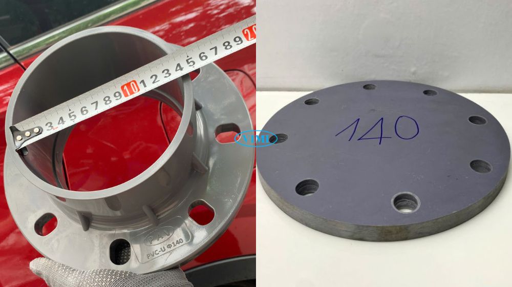tìm hiểu về mặt bích nhựa 140
