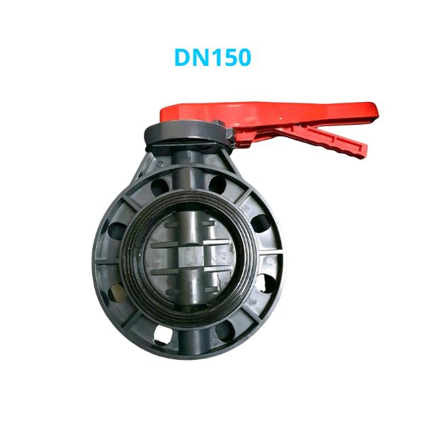Van Buom Nhua Pvc Dn150 66 van bướm nhựa pvc dn150