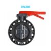 Van bướm nhựa PVC DN200 van bướm nhựa pvc dn200