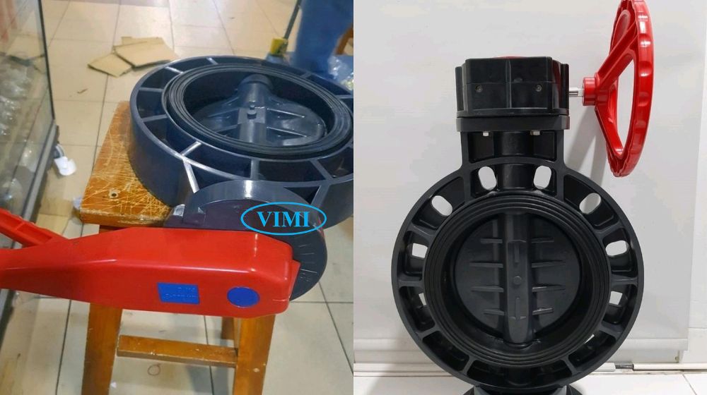 Van bướm nhựa PVC DN200 van bướm nhựa pvc dn200 vận hành như thế nào