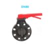 Van bướm nhựa PVC DN80 van bướm nhựa pvc dn80