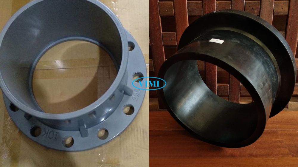 Mặt bích nhựa 225 vật liệu chế tạo mặt bích nhựa 225
