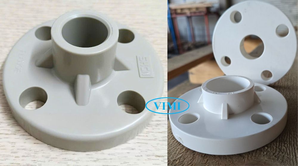 Mặt bích nhựa phi 34 vật liệu đúc mặt bích nhựa phi 34