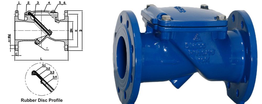 vật liệu van 1 chiều lá lật shinyi rdcv