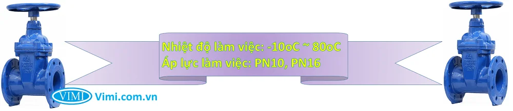 điều kiện làm việc của van cổng ty chìm tay quay shinyi