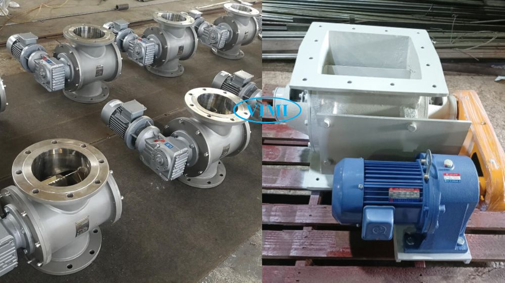 Van quay cấp liệu theo vật liệu chế tạo