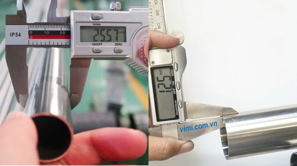 Kích cỡ ống vi sinh kích cỡ ống vi sinh danh định
