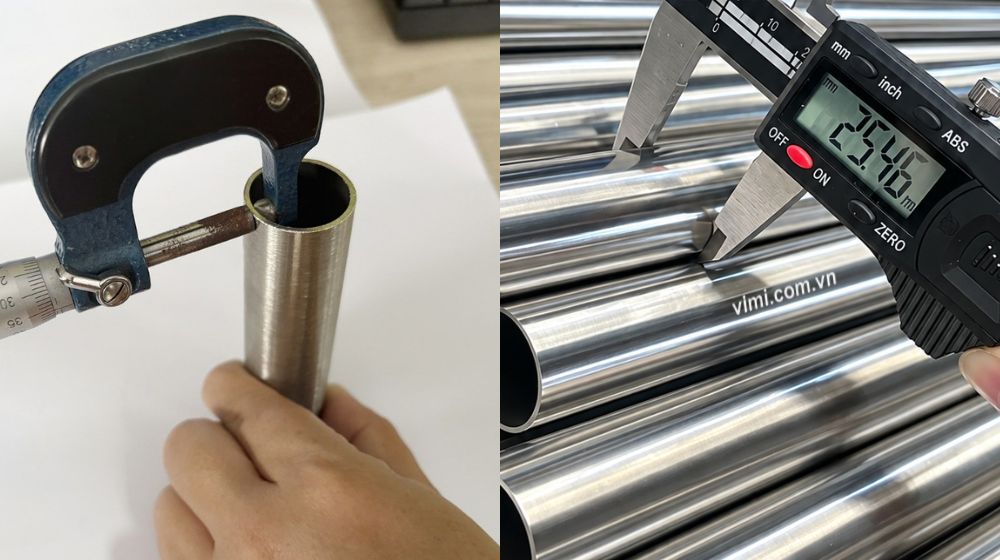 kích thước ống inox vi sinh 304