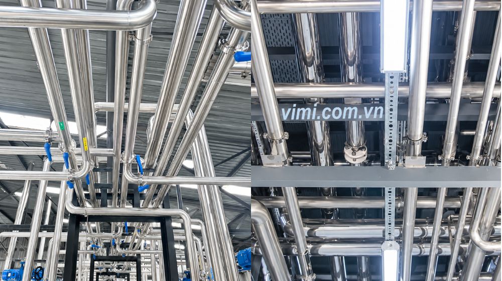 ứng dụng thực tế của ống inox vi sinh